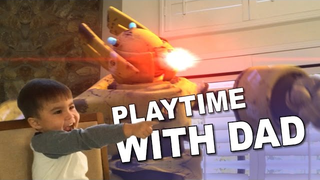 Watch a Dad's Special Effects Turn Playtime Into Crazy Action Scenes